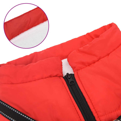 Hundemantel Hundejacke Hundeweste Mit Geschirr Wasserdicht Reflektierend Vidaxl