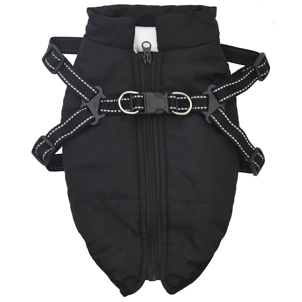 Hundemantel Hundejacke Hundeweste Mit Geschirr Wasserdicht Reflektierend Vidaxl