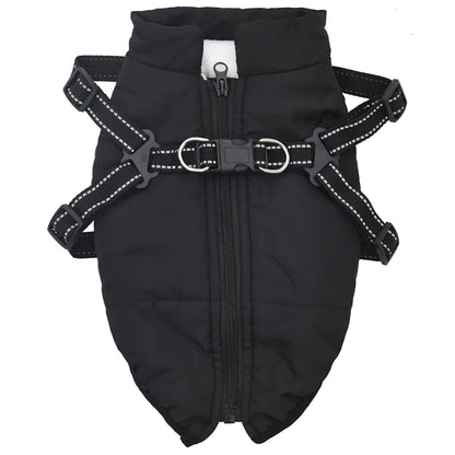 Hundemantel Hundejacke Hundeweste Mit Geschirr Wasserdicht Reflektierend Vidaxl