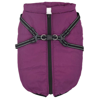 Hundemantel Hundejacke Hundeweste Mit Geschirr Wasserdicht Reflektierend Vidaxl